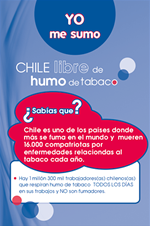 Volante Yo me sumo a un Chile libre de humo